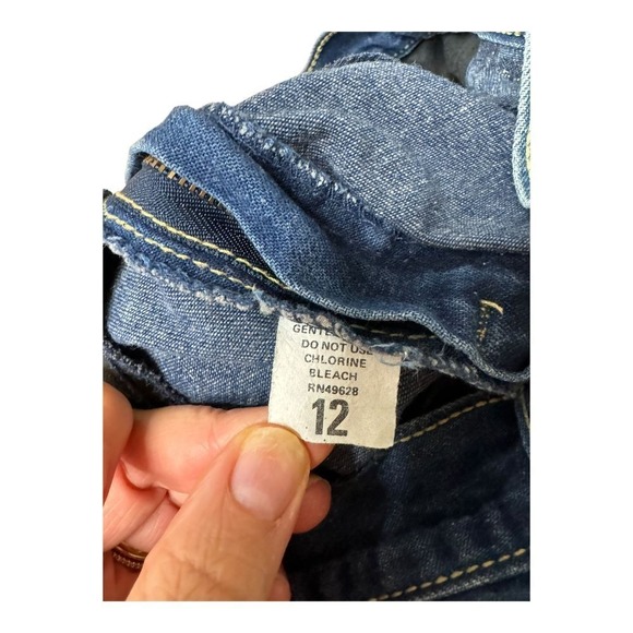 Zena Vintage High-Waisted Mom Jeans Dark Wash Denim Retro 90s Style Size 12‎ - Picture 9 of 15